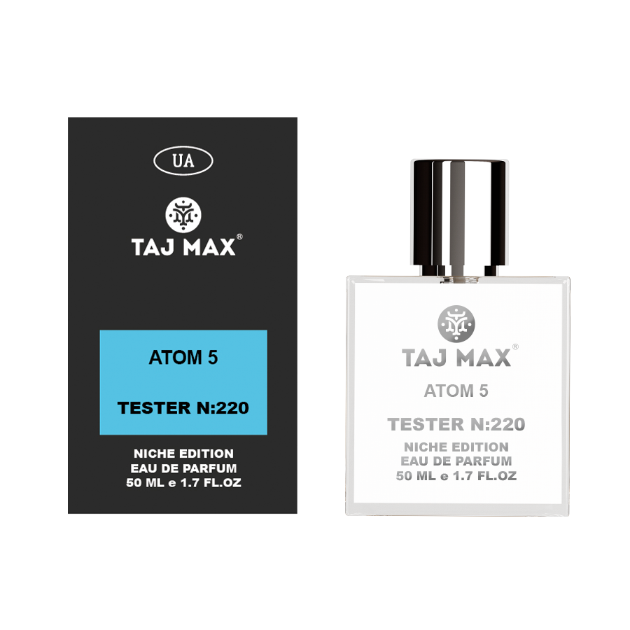 Вода парфумерна TAJ MAX 50 ml "Тестер 220" ATOM 5