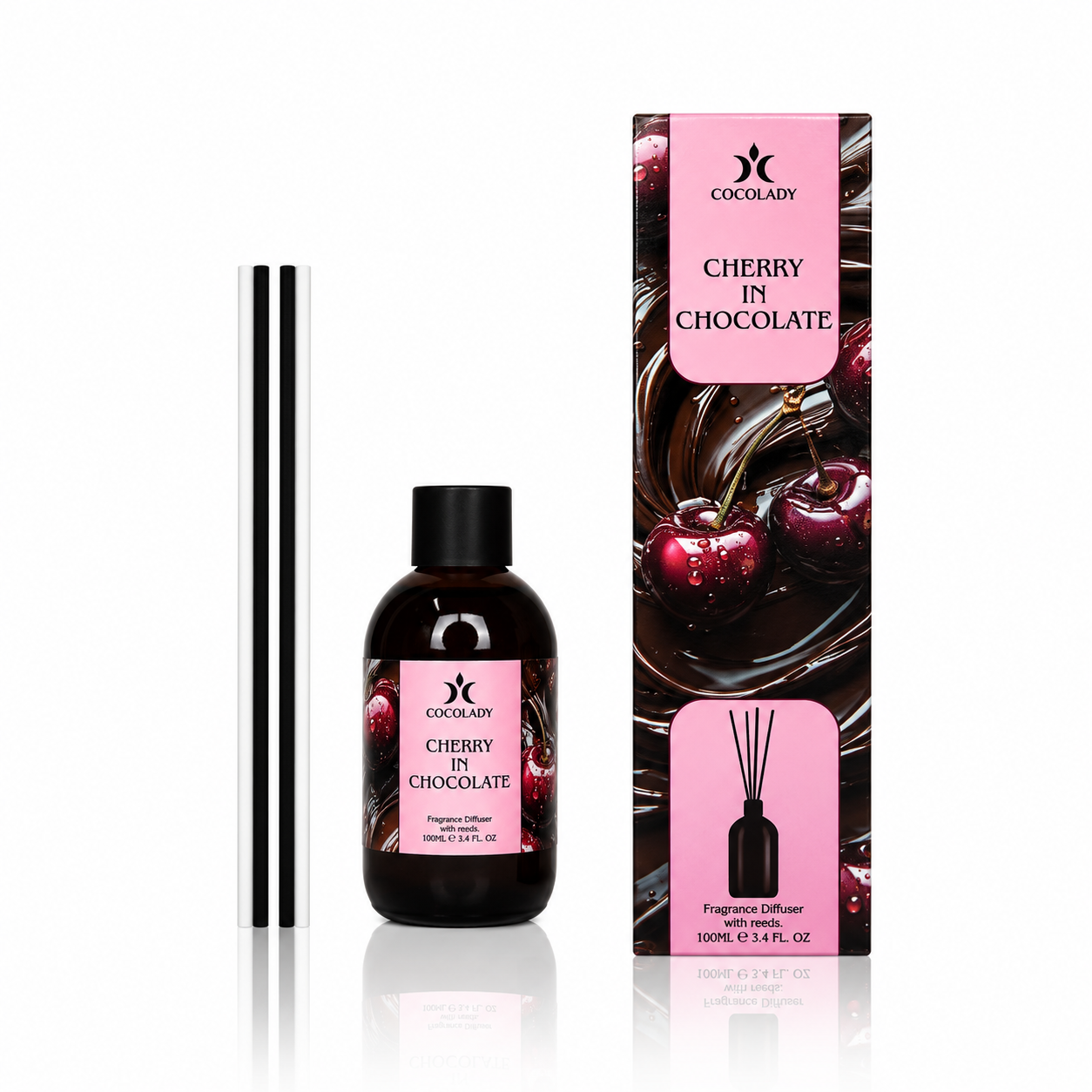 Аромадифузор COCOLADY 100 ml "CHERRY IN CHOCOLATE"