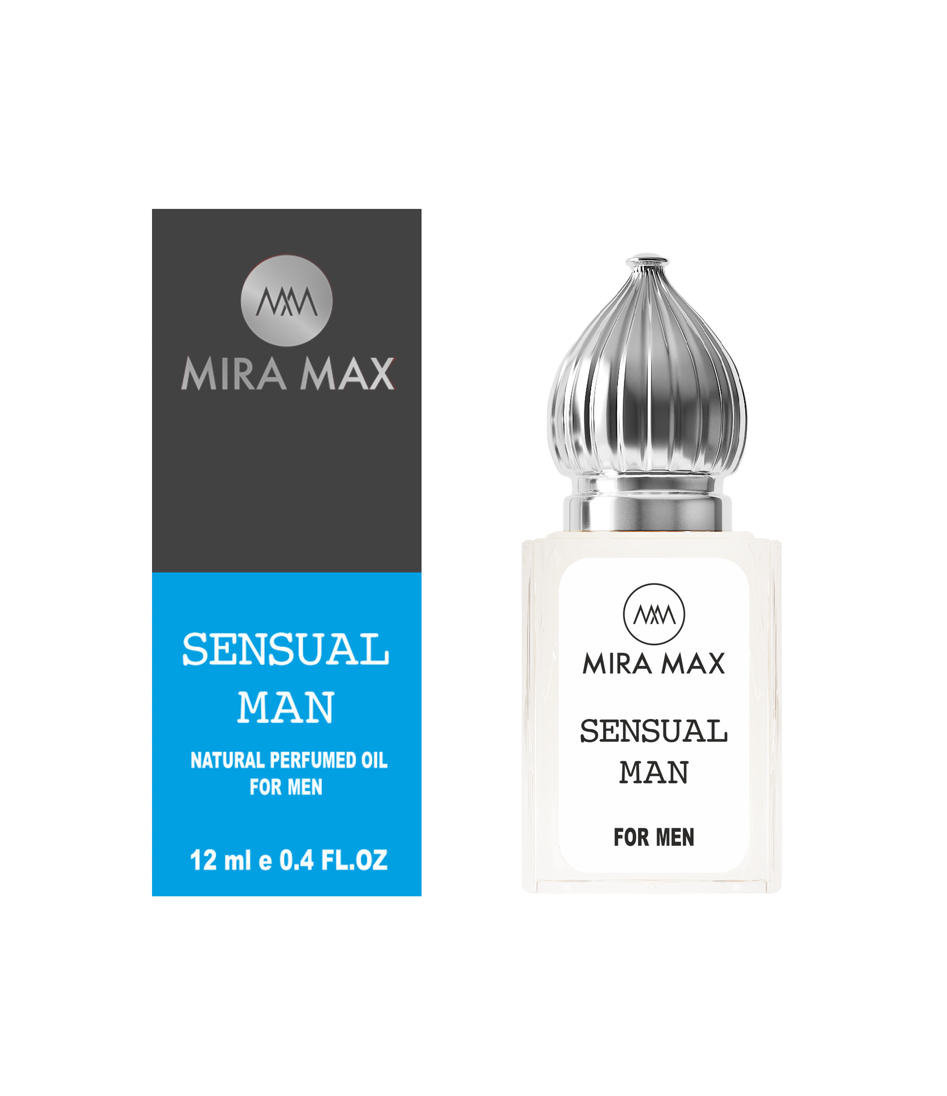 Парфюмированное масло для мужчин Mira Max SENSUAL MAN, 12 мл