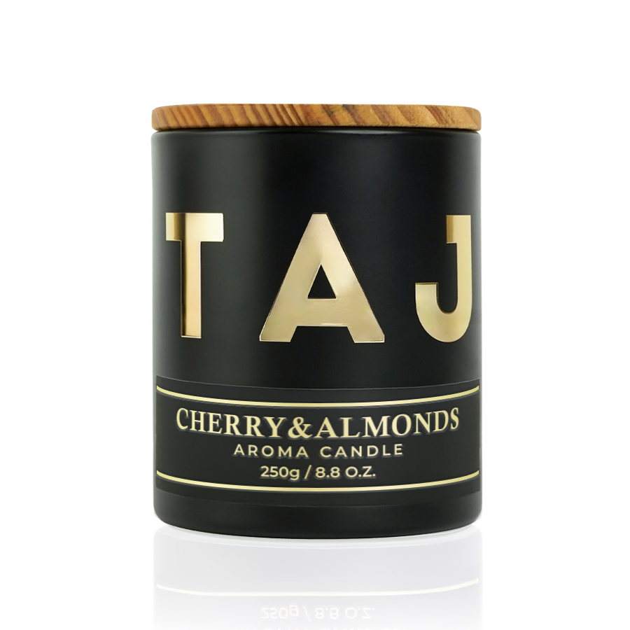 Ароматическая свеча "CHERRY&ALMONDS" Taj Max 250g