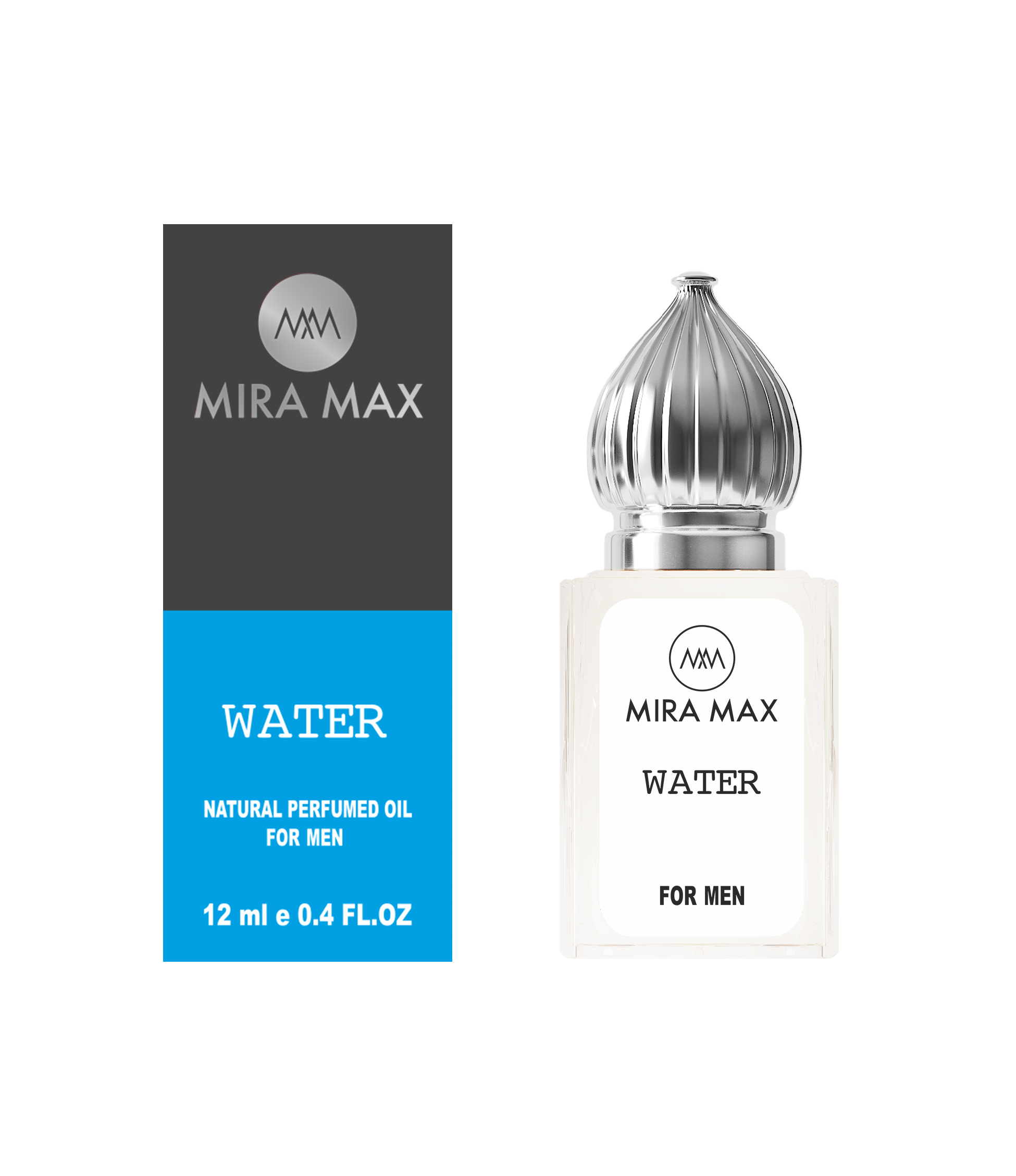 Парфюмированное масло для мужчин Mira Max WATER, 12 мл