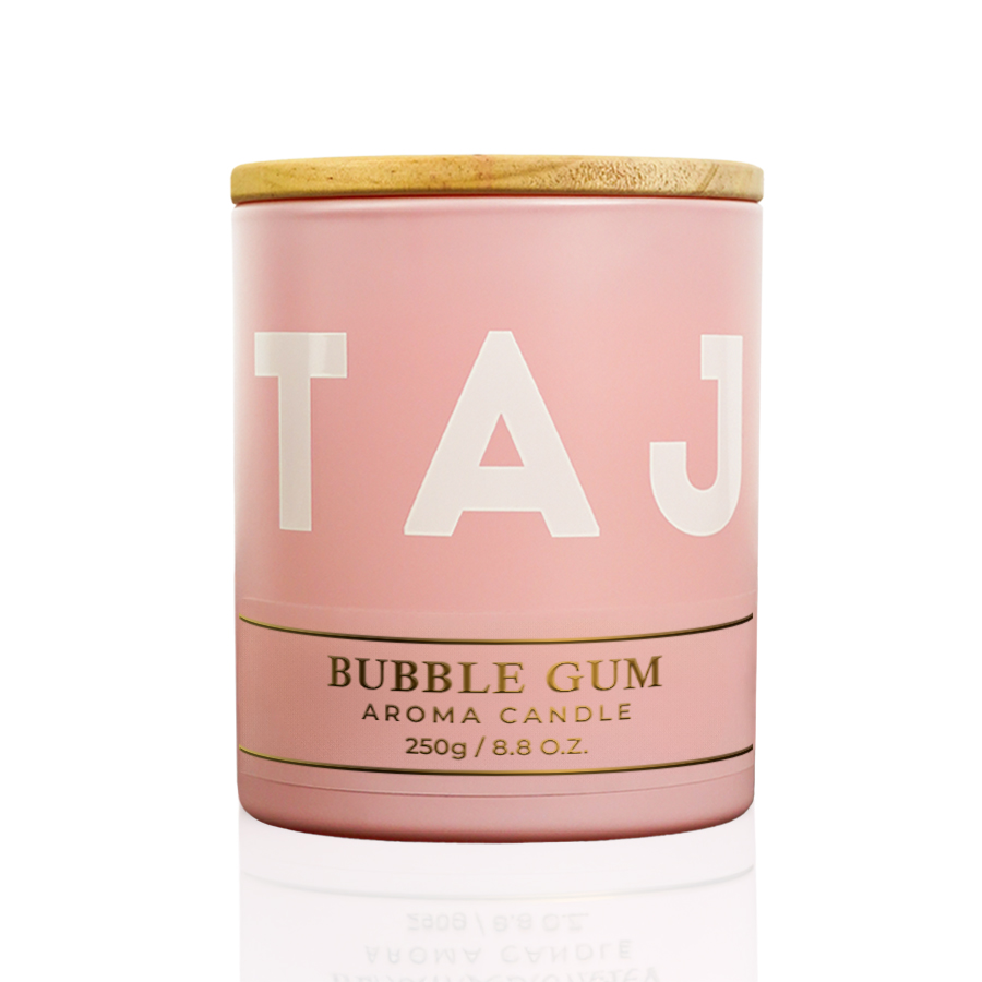 Ароматическая свеча "BUBBLE GUM" Taj Max 250g