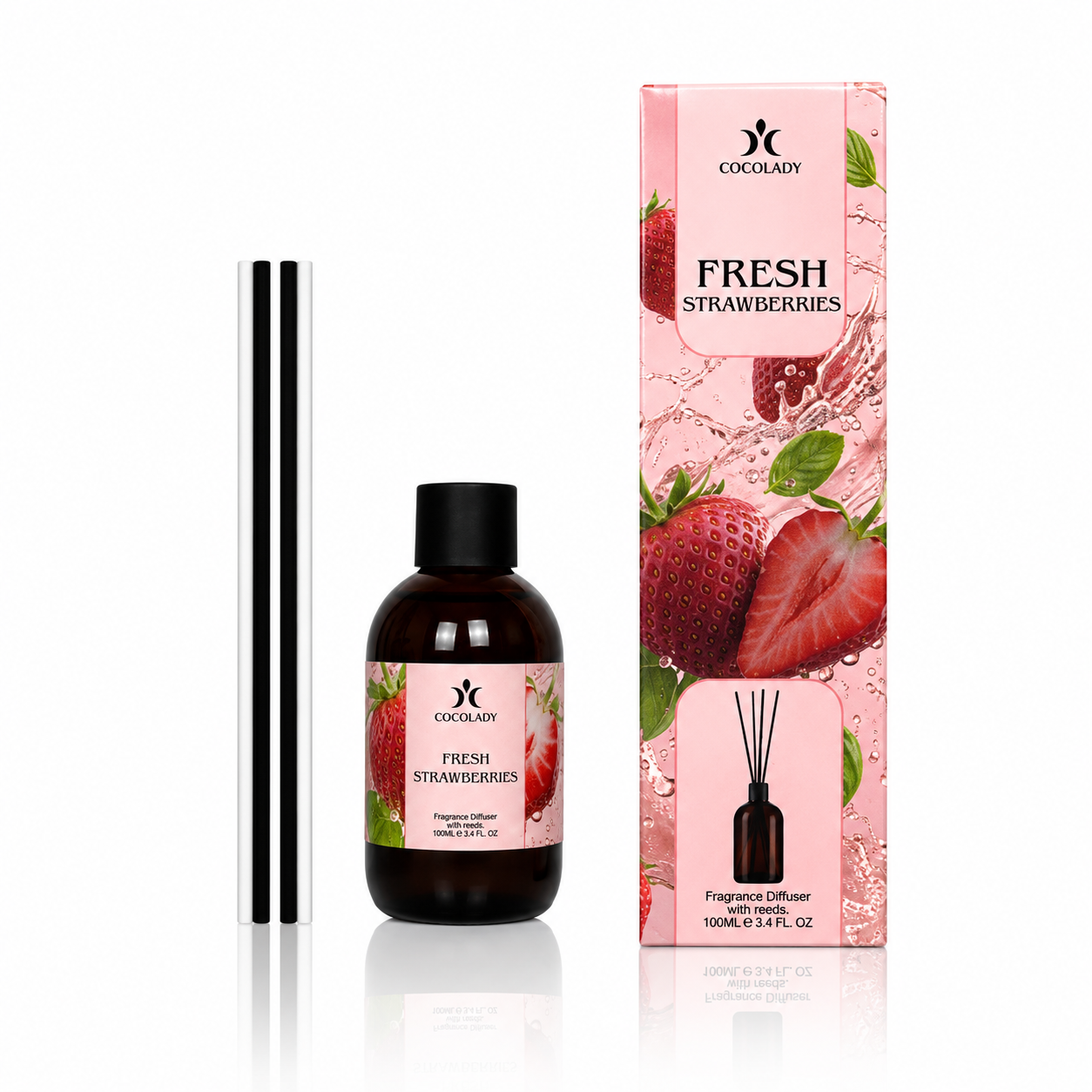 Аромадифузор COCOLADY 100 ml "FRESH STRAWBERRIES"